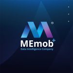 MEmob+ logo with a modern gradient “M” design in blue and purple tones, representing innovation in data intelligence and advanced audience technology solutions.