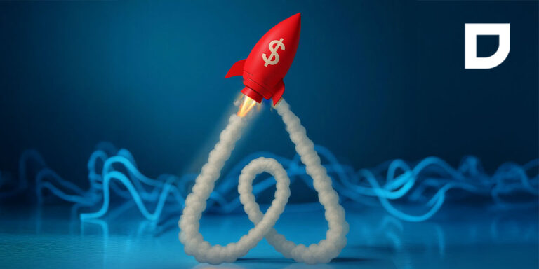 Digital world map with glowing Airbnb location pins across continents, representing Airbnb’s global reach, expansion strategy, and influence on international travel and hospitality markets.